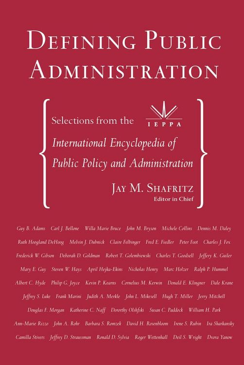 Produktbild: Defining Public Administration