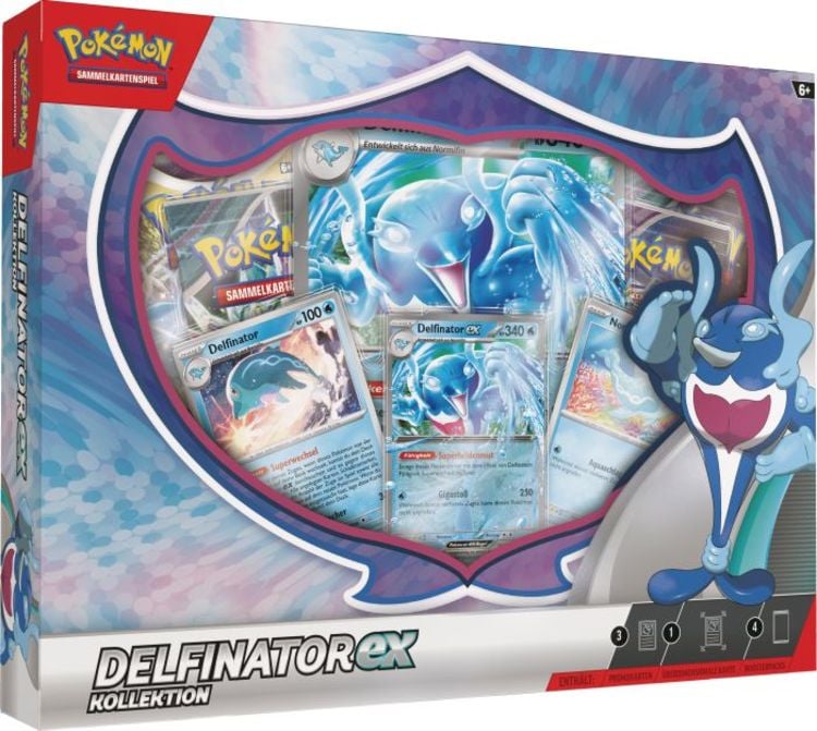 Produktbild: Pokémon TCG - Kollektion Delfinator-EX