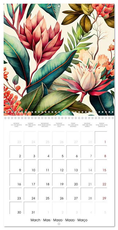Produktbild: The Art of Botany (Wall Calendar 2026 12 &times; 12 Inch) CALVENDO 12 Month Wall Calendar