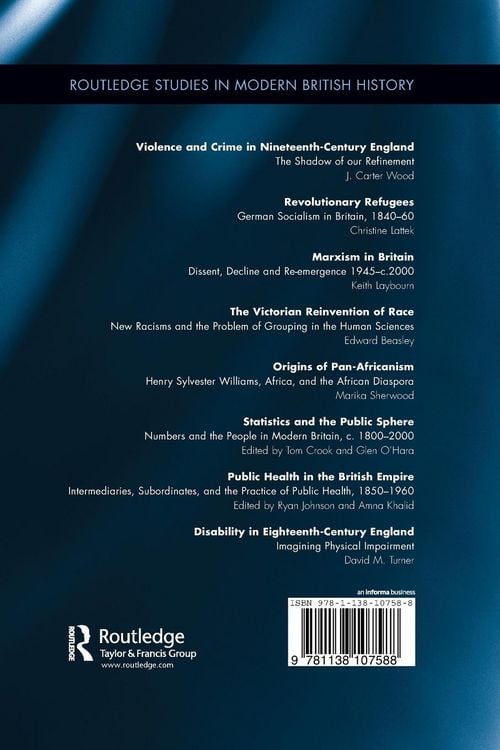 Produktbild: Disability in Eighteenth-Century England