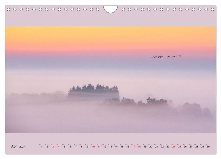 Produktbild: Fogscapes - magische Nebellandschaften (Wandkalender 2027 DIN A4 quer), CALVENDO Monatskalender