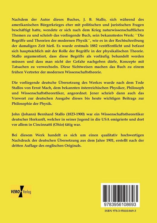 Produktbild: Die Begriffe und Theorien der modernen Physik