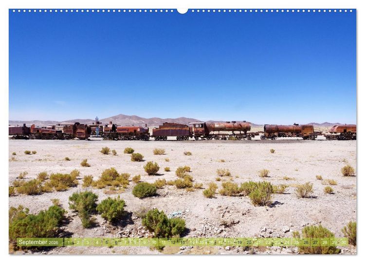 Produktbild: Entdecke Bolivien (Wandkalender 2026 DIN A2 quer), CALVENDO Monatskalender