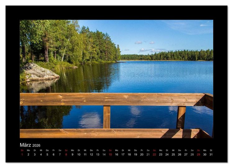Produktbild: Traumhaftes Skandinavien (hochwertiger Premium Wandkalender 2026 DIN A2 quer), Kunstdruck in Hochglanz
