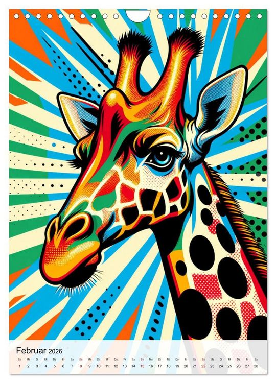 Produktbild: Pop Art - In der &Auml;ra der K&uuml;nstlichen Intelligenz (Wandkalender 2026 DIN A4 hoch), CALVENDO Monatskalender
