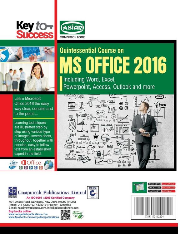 Produktbild: Ms Office 2016 Quintessential Course (withfree Dvd)