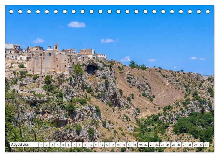 Produktbild: Matera - Die Stadt der Sassi (Tischkalender 2026 DIN A5 quer), CALVENDO Monatskalender