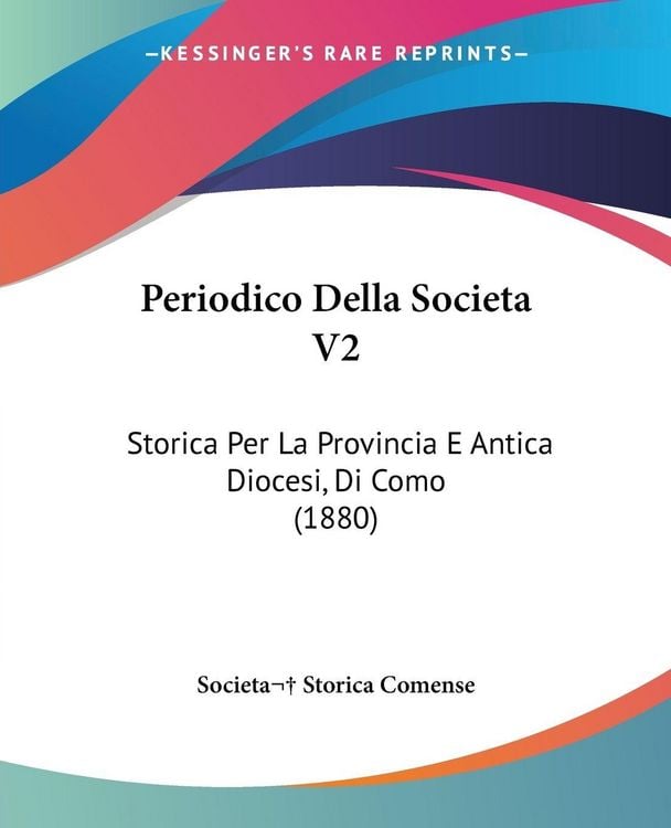 Produktbild: Periodico Della Societa V2