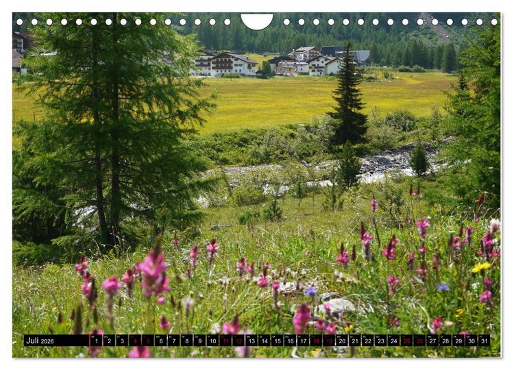 Produktbild: Sulden - S&uuml;dtiroler Bergdorf am Fu&szlig;e des Ortlers (Wandkalender 2026 DIN A4 quer), CALVENDO Monatskalender