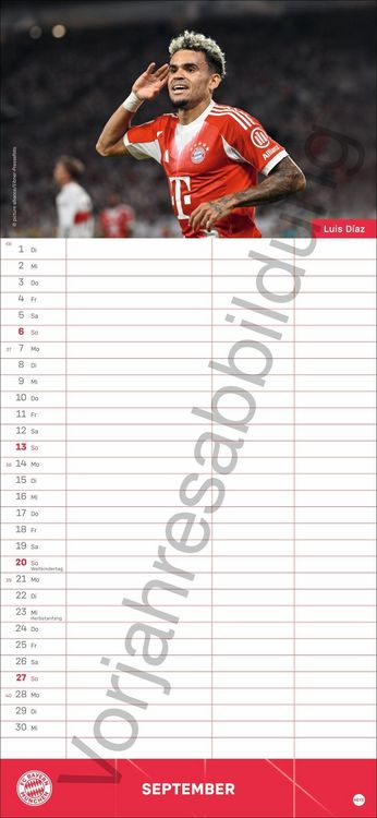 Produktbild: FC Bayern M&uuml;nchen Fanplaner 2027