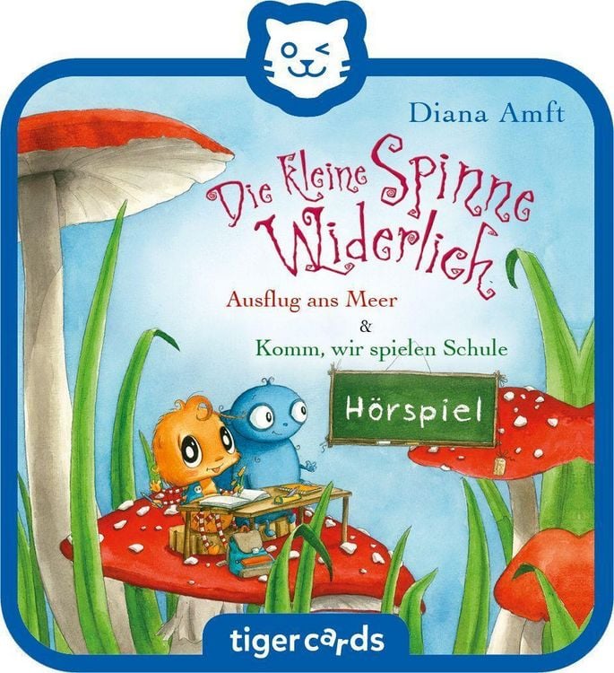 Produktbild: tigercard - Die kleine Spinne Widerlich - Zwei Geschichten (Ausflug ans Meer & Komm, wir spielen Schule)
