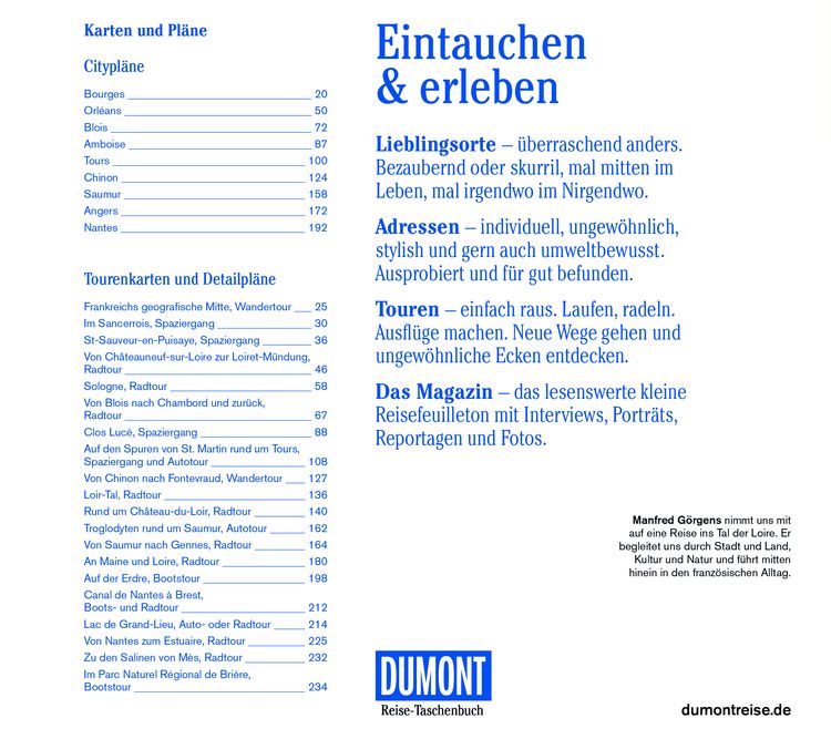 Produktbild: DUMONT Reise-Taschenbuch Reisef&uuml;hrer Tal der Loire