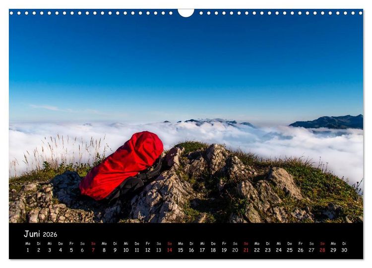 Produktbild: Wandern in Europa (Wandkalender 2026 DIN A3 quer), CALVENDO Monatskalender