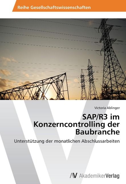 Produktbild: Ablinger, V: SAP/R3 im Konzerncontrolling der Baubranche