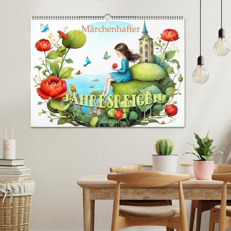 Produktbild: M&auml;rchenhafter Jahresreigen (Wandkalender 2026 DIN A2 quer), CALVENDO Monatskalender