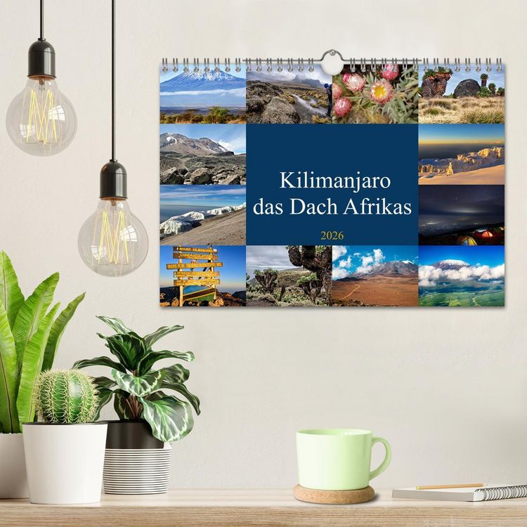 Produktbild: Kilimanjaro - das Dach Afrikas (Wandkalender 2026 DIN A4 quer), CALVENDO Monatskalender