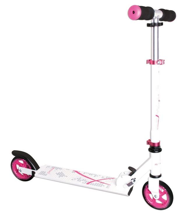 Produktbild: muuwmi Aluminium Scooter 125 mm wei&szlig;-pink