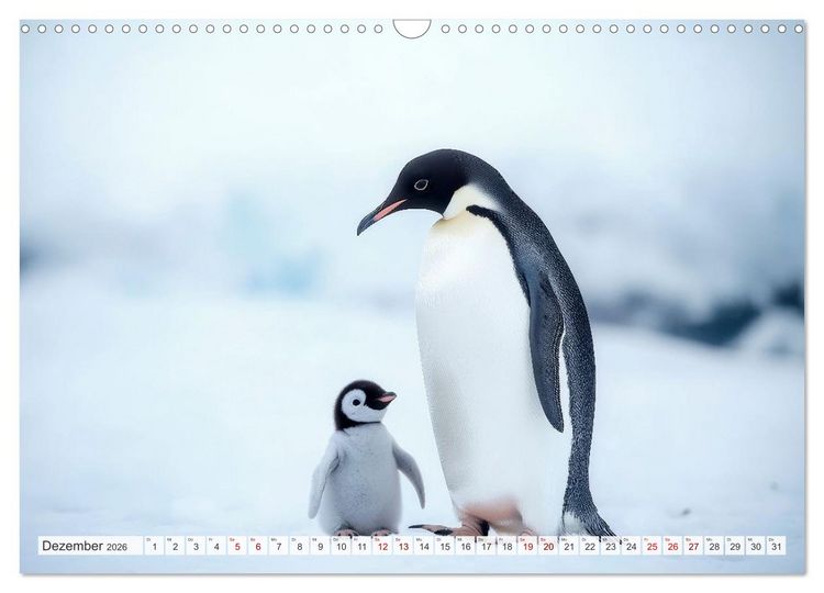 Produktbild: M&uuml;tterherzen im wilden Tierreich (Wandkalender 2026 DIN A3 quer), CALVENDO Monatskalender