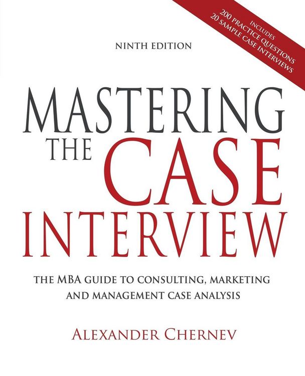 Produktbild: Mastering the Case Interview, 9th Edition