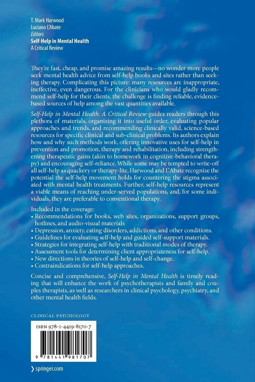 Produktbild: Self-Help in Mental Health