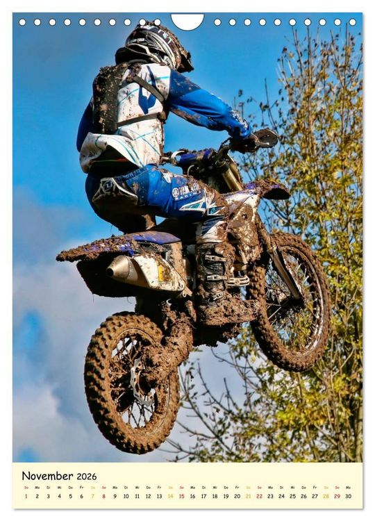 Produktbild: Motocross - einfach cool (Wandkalender 2026 DIN A4 hoch), CALVENDO Monatskalender