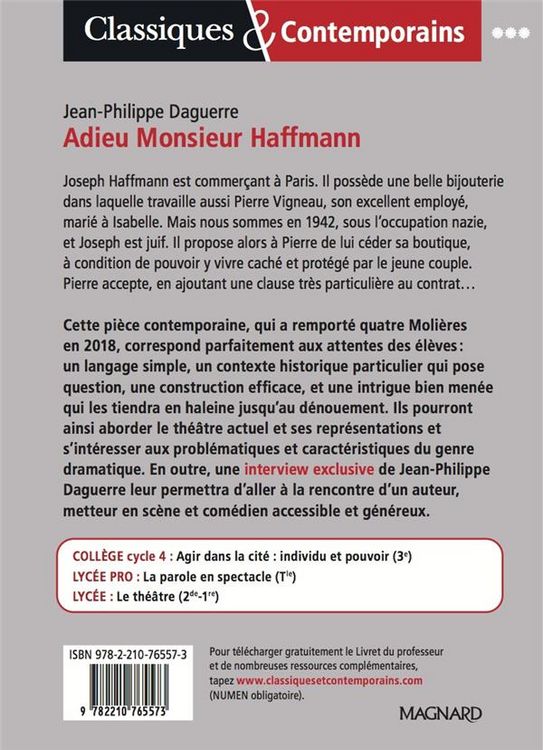 Produktbild: Adieu monsieur haffmann