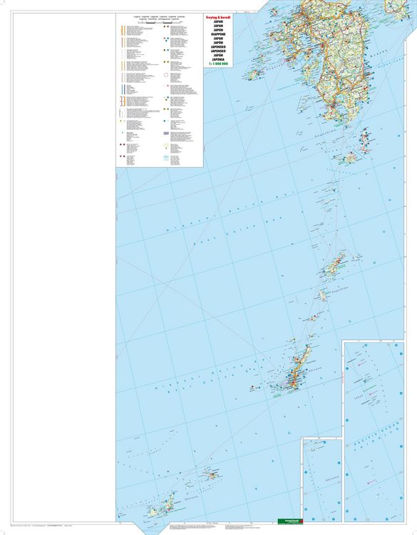 Produktbild: freytag & berndt Stra&szlig;enkarte Japan 1:1 Mio.