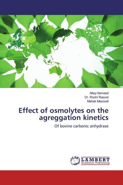Produktbild: Hameed, A: Effect of osmolytes on the agreggation kinetics