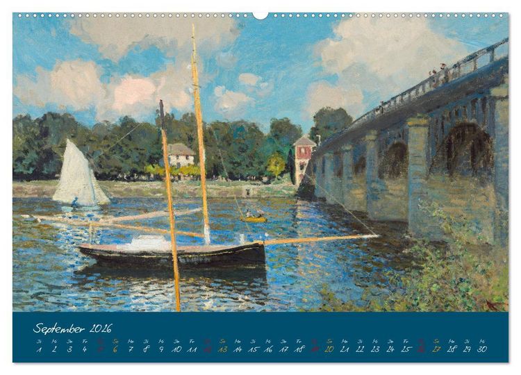 Produktbild: Typisch Monet (Wandkalender 2026 DIN A2 quer), CALVENDO Monatskalender