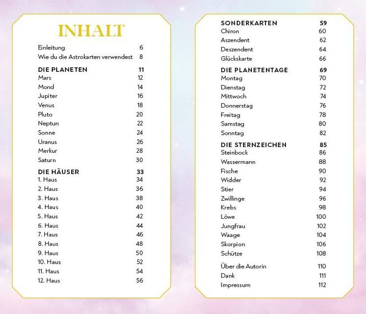 Produktbild: Orakel-Kartenset: Seelensterne &ndash; Das Astrologie-Orakel