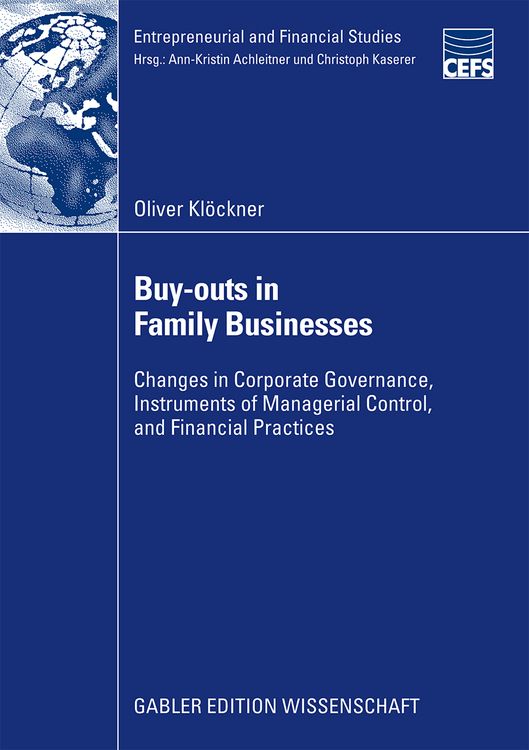 Produktbild: Buy-outs in Family Businesses