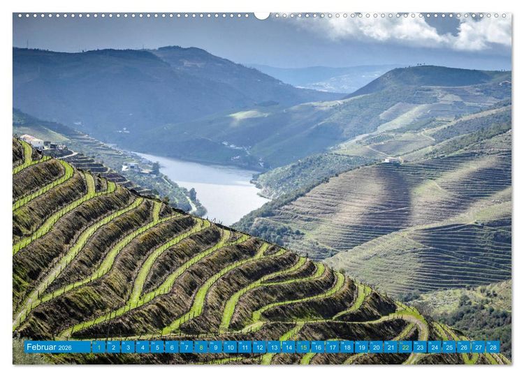 Produktbild: Porto & das Douro-Tal (Wandkalender 2026 DIN A2 quer), CALVENDO Monatskalender