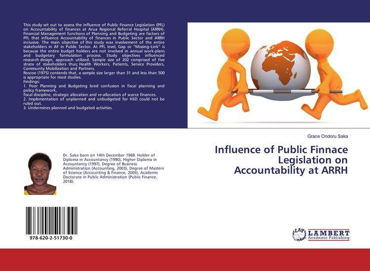 Produktbild: Influence of Public Finnace Legislation on Accountability at ARRH