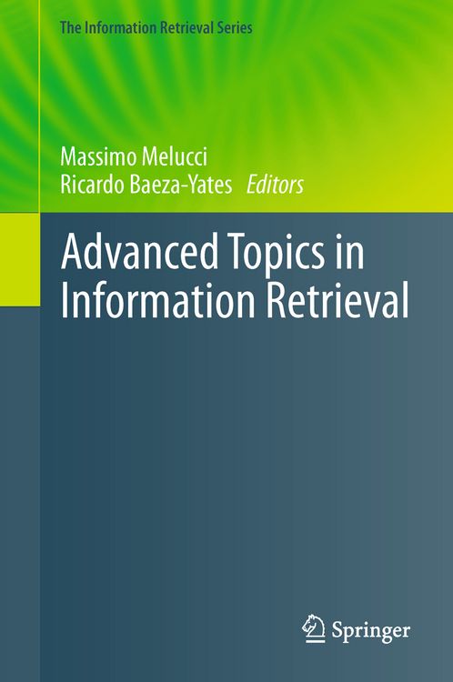 Produktbild: Advanced Topics in Information Retrieval