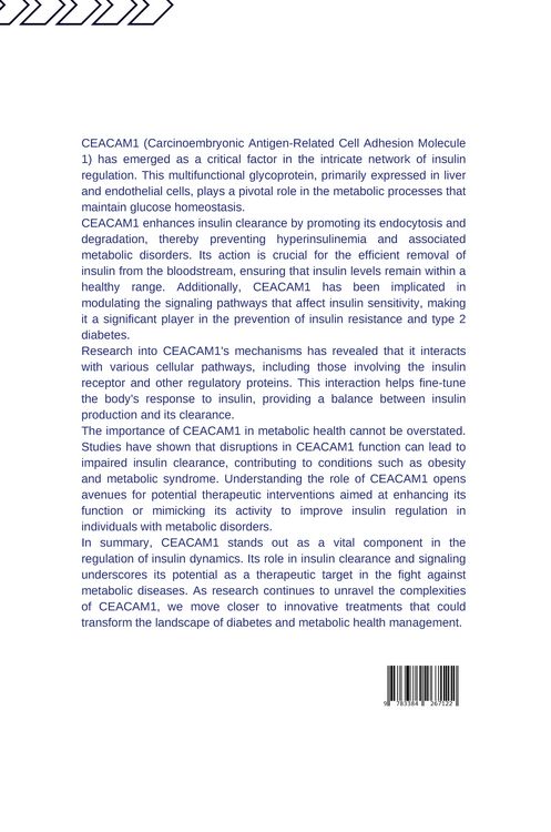 Produktbild: Unveiling CEACAM1: A Key Player in Insulin Clearance and Regulation