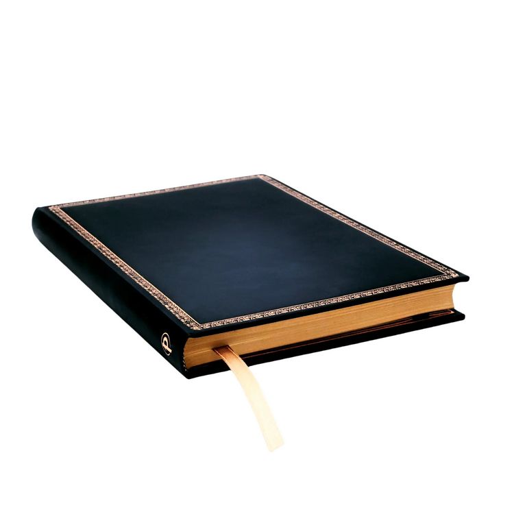 Produktbild: Hardcover Notizbuch, Black Edition, Midi, Liniert