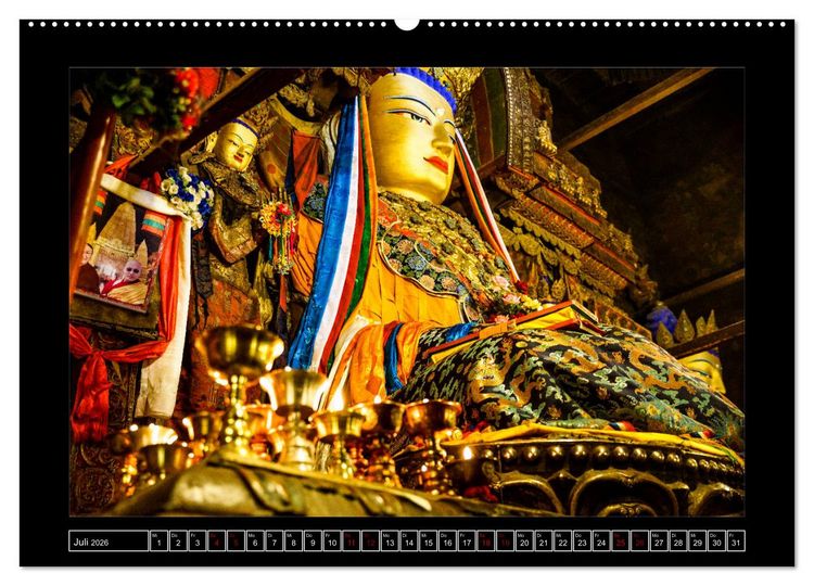 Produktbild: Eine Rundreise durch Tibet (Wandkalender 2026 DIN A2 quer), CALVENDO Monatskalender