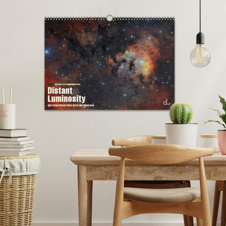 Produktbild: Distant Luminosity: Eine fotografische Reise durch das Universum (Wandkalender 2026 DIN A3 quer), CALVENDO Monatskalender