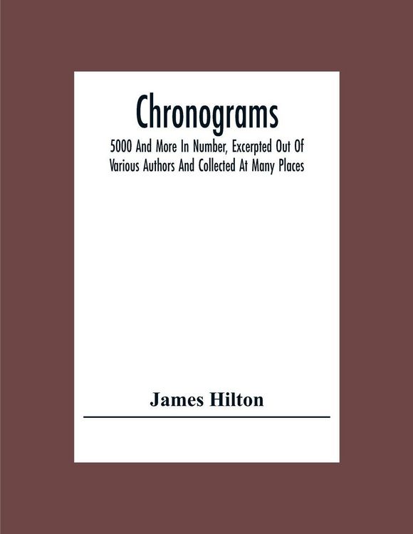 Produktbild: Chronograms