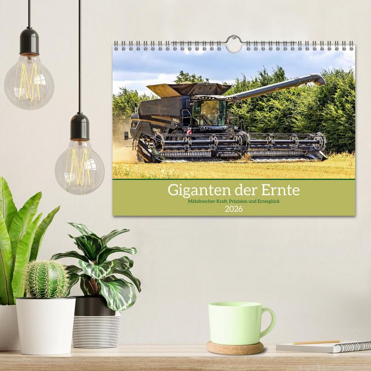 Produktbild: Giganten der Ernte (Wandkalender 2026 DIN A4 quer), CALVENDO Monatskalender