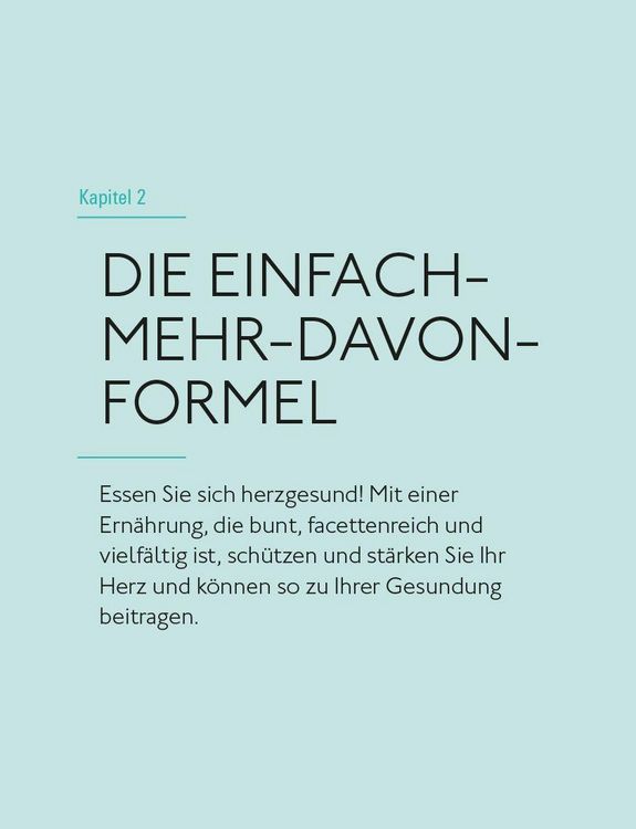 Produktbild: Ern&auml;hrung f&uuml;r das Herz