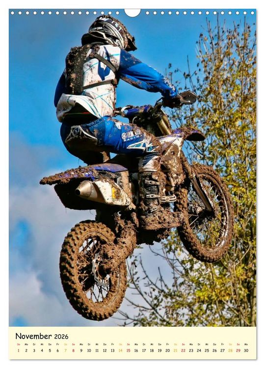 Produktbild: Motocross - einfach cool (Wandkalender 2026 DIN A3 hoch), CALVENDO Monatskalender