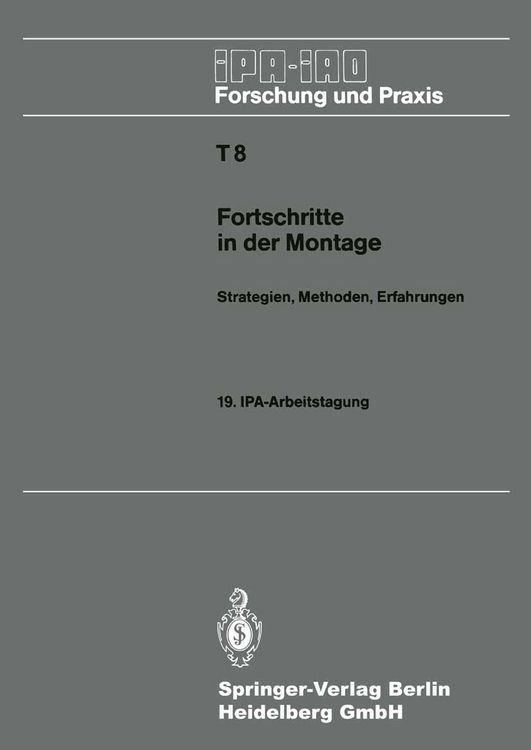 Produktbild: Fortschritte in der Montage