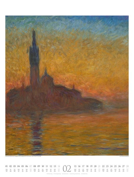 Produktbild: Claude Monet Kalender 2027 | Farbe und Licht
