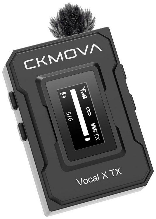 Produktbild: Ansteck Sprach-Mikrofon CKMOVA Vocal X V1 &Uuml;bertragungsart (Details):Funk, Kabellos inkl. Klammer