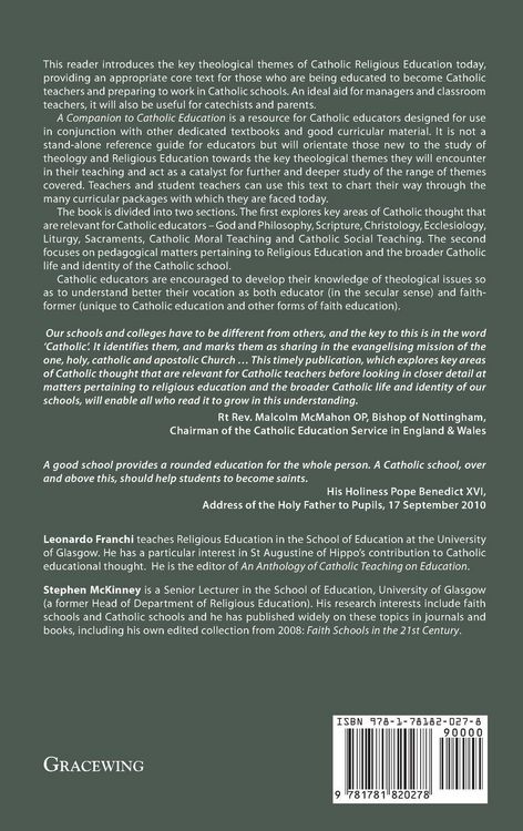 Produktbild: A Companion to Catholic Education
