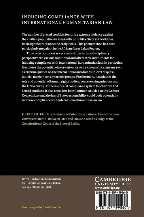 Produktbild: Inducing Compliance with International Humanitarian Law