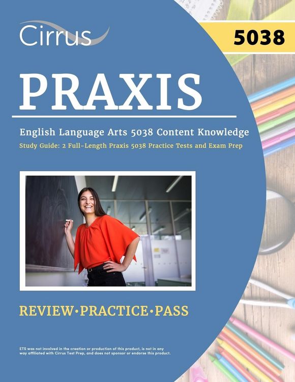 Produktbild: Praxis English Language Arts 5038 Content Knowledge Study Guide