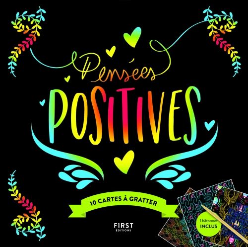 Produktbild: Pens&eacute;es positives : 10 cartes &agrave; gratter