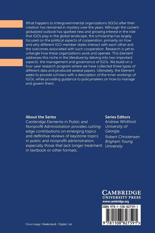Produktbild: Management and Governance of Intergovernmental Organizations